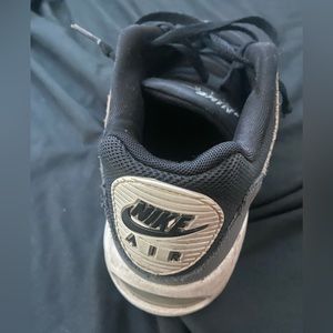 They are very beat up there’s a small hole in the right shoe. Both very beat up.